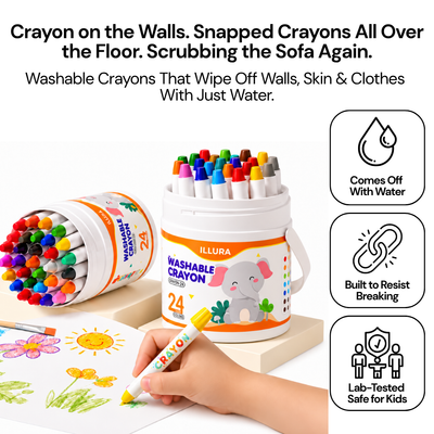 EasyWipe Washable Crayons