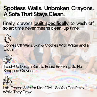 EasyWipe Washable Crayons